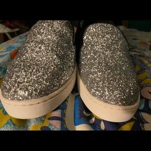 Birdies Crushed Chrome The Swift style Size 10 Slip on Shoes